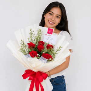 send 6 red roses Philippines gf