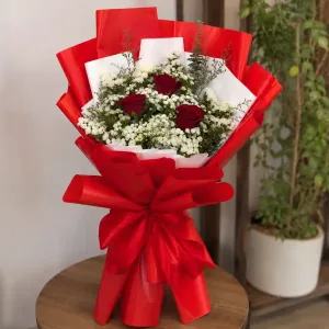 Crimson Romance Bouquet Philippines gf