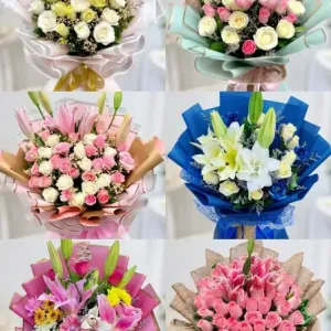 Choose Your Rose Color W Lily Bouquet | Davao, Philippines