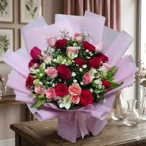 Fresh Mixed Flower Bouquet W Alstroemeria | Philippines