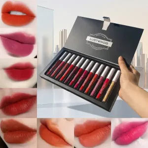 Stylish beauty gift - 12pcs Lip Tint Set Waterproof